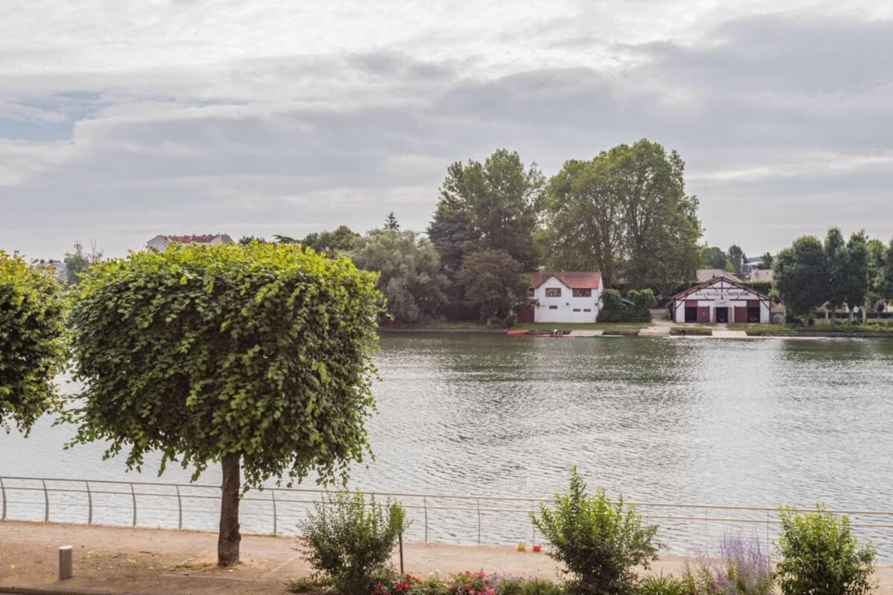 Appart'Hôtel Luminous Vue Seine- Paris 15min Juvisy-sur-Orge Exterior foto