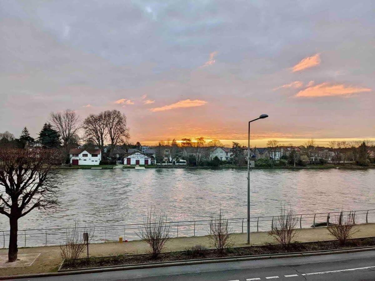 Appart'Hôtel Luminous Vue Seine- Paris 15min Juvisy-sur-Orge Exterior foto