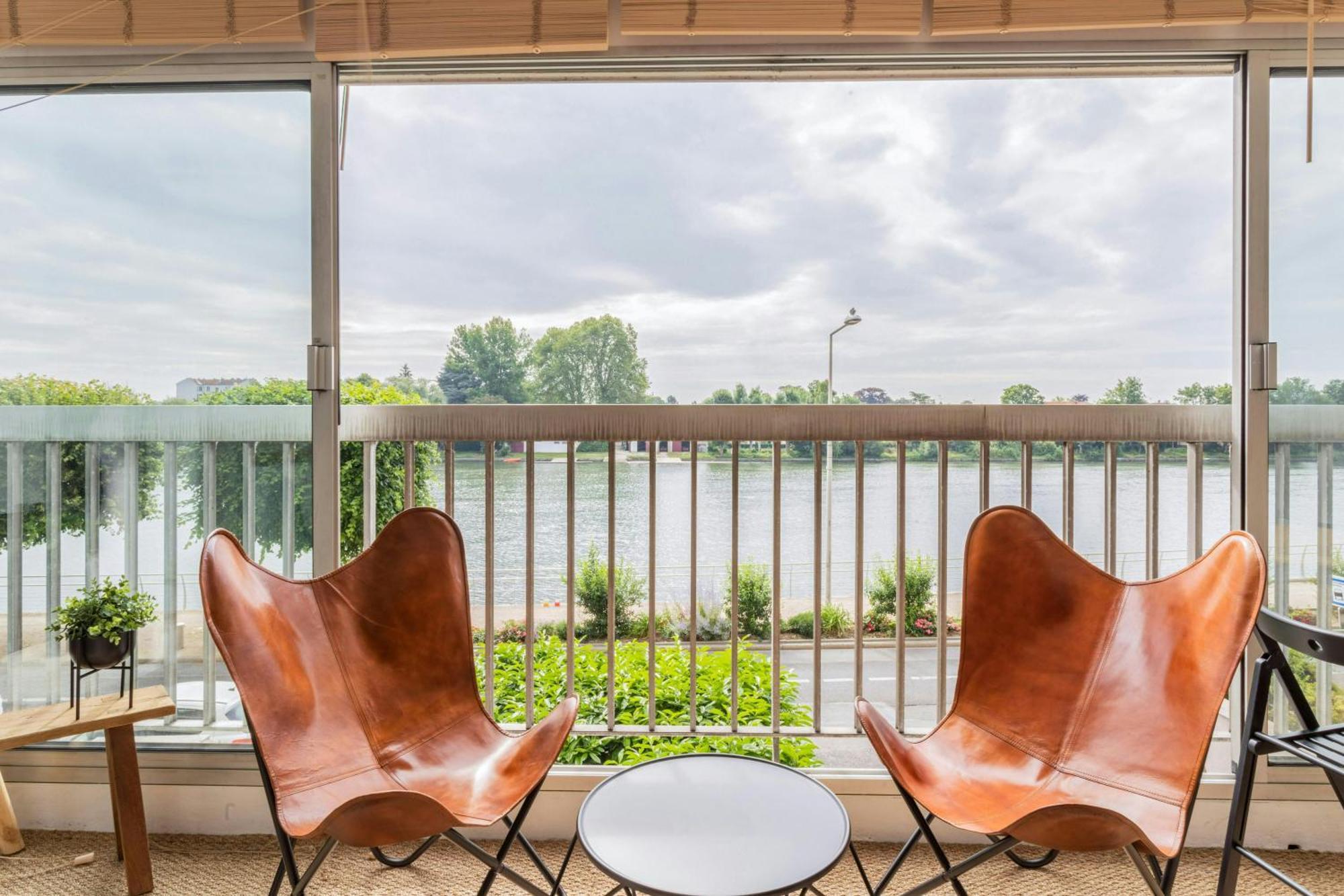 Appart'Hôtel Luminous Vue Seine- Paris 15min Juvisy-sur-Orge Exterior foto